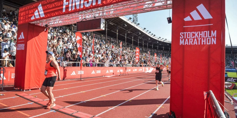 Adidas Stockholm Marathon slide