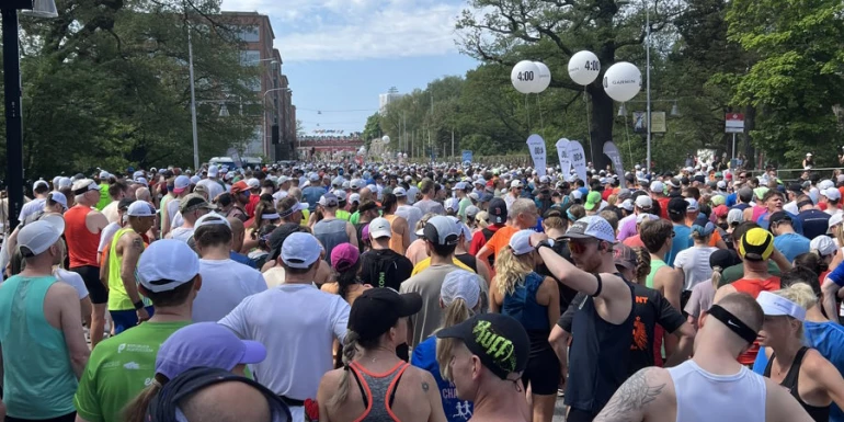 Adidas Stockholm Marathon slide