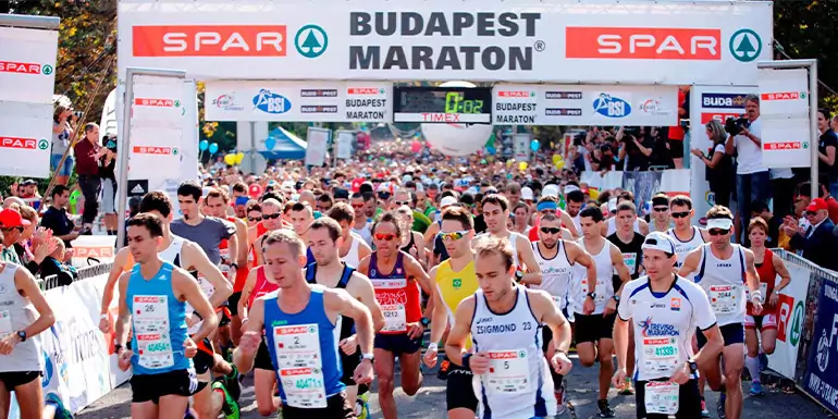 Boedapest Marathon slide