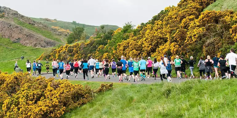 Edinburgh Halve Marathon slide