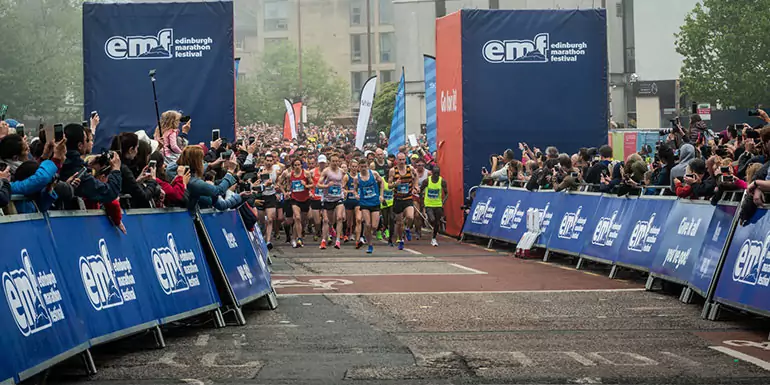 Edinburgh Marathon slide
