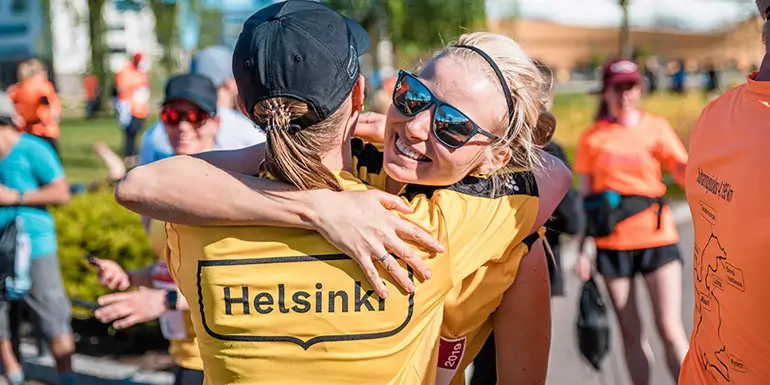 Helsinki Marathon slide