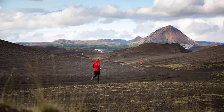 Iceland Volcano Marathon slide