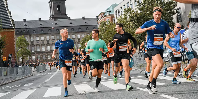 Kopenhagen Halve Marathon slide