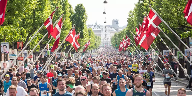 Kopenhagen Marathon slide
