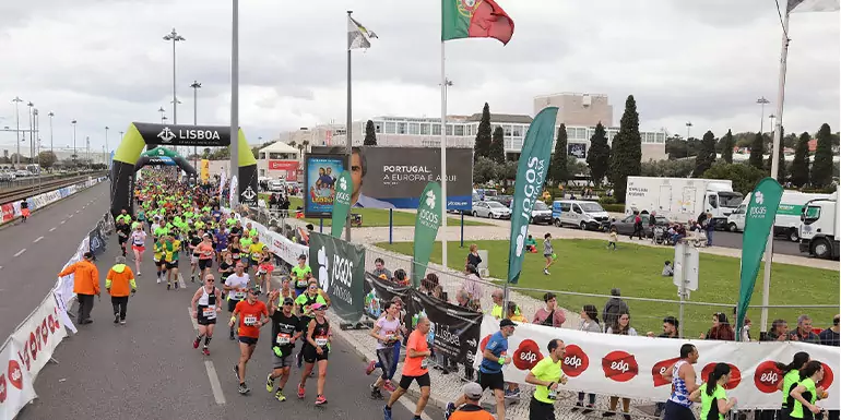 EDP Lissabon Halve Marathon slide