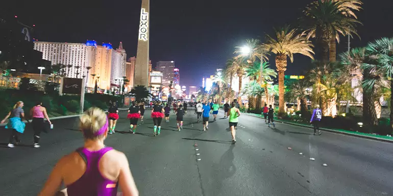 Las Vegas Halve Marathon slide