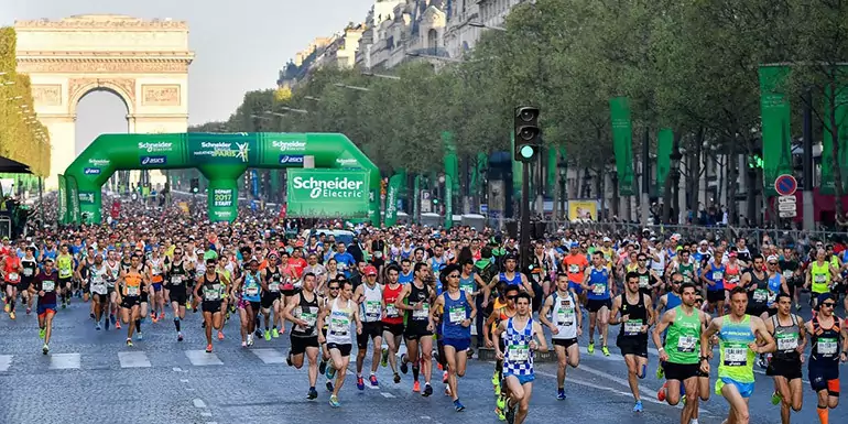 Parijs Marathon slide
