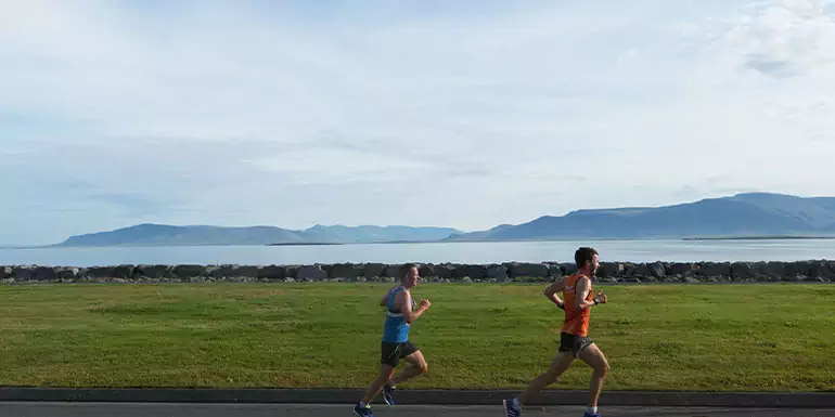 Reykjavik Halve Marathon slide