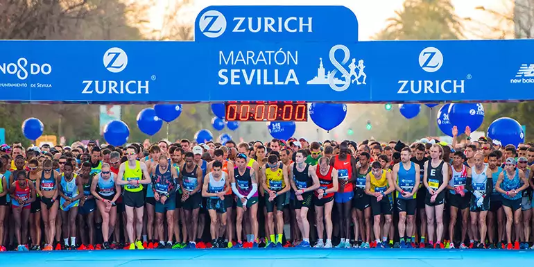 Sevilla Marathon slide