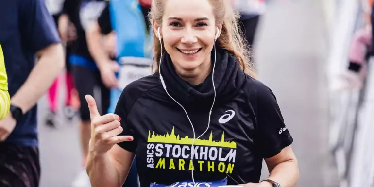Adidas Stockholm Marathon slide