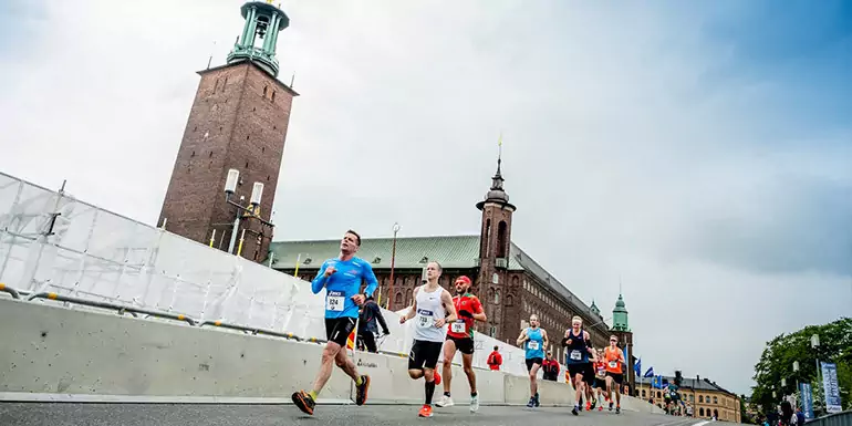 Adidas Stockholm Marathon slide