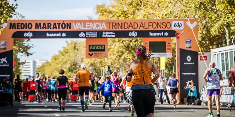 Valencia Halve Marathon slide