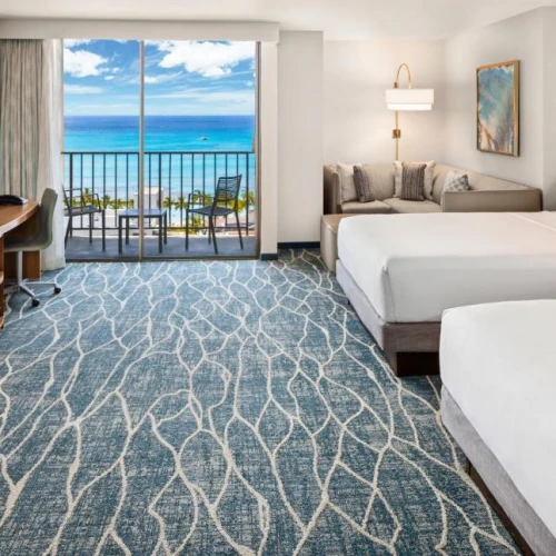 Hyatt Place Waikiki Resort beds